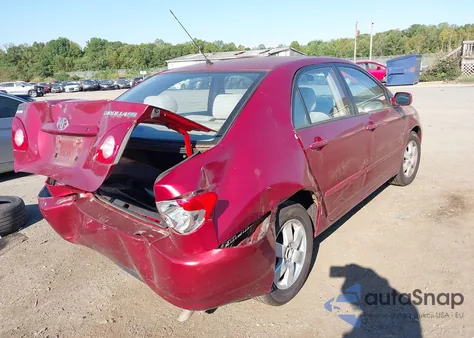 2003 Toyota Corolla Le из США, поврежденный, VIN 2T1BR32E43C087078